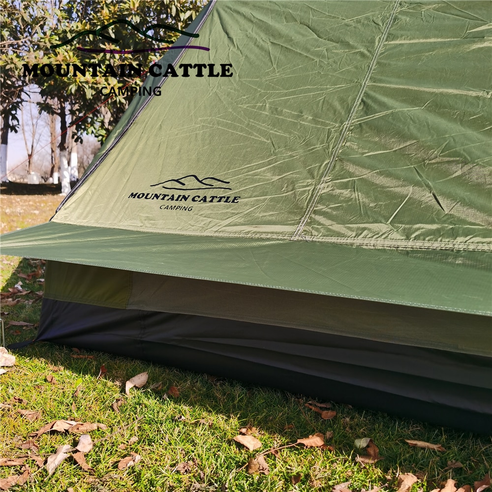 Cheap Goat Tents Ridge 2 Man Ultralight Single Layer A shape Tent Trekking Hiking Rainproof Travel Equipment Tents 